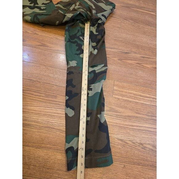 YoungLA Cargo Pants Mens Sz M Camo Military Green Ripstop Tactical #602 NWT - Picture 10 of 14